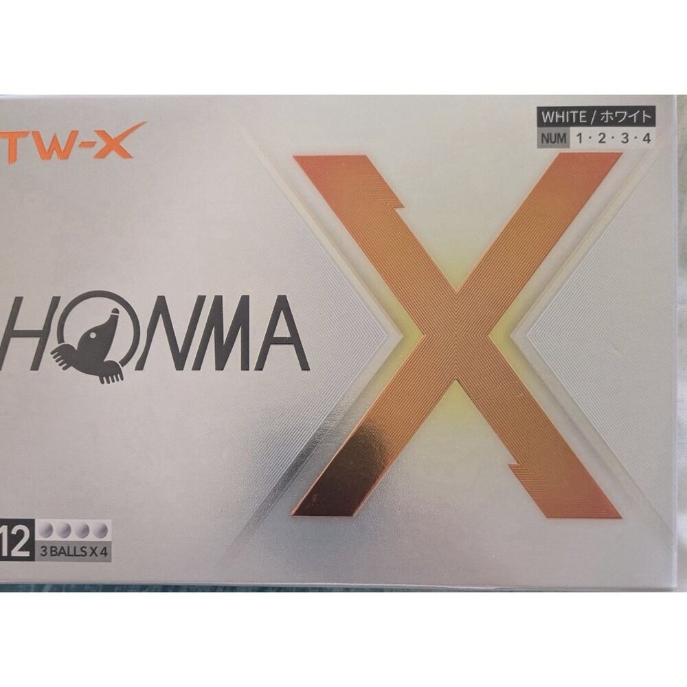 Honma Tw-x Tour White X Performance Golf Balls 1 Dozen